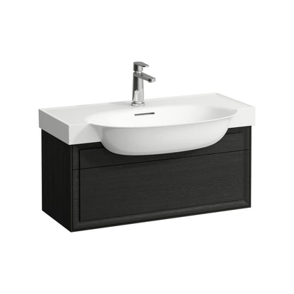 Laufen New Classic 31" 1-Drawer Blacked Oak Wall-Mounted Vanity for New Classic Bathroom Sink Model: H813855