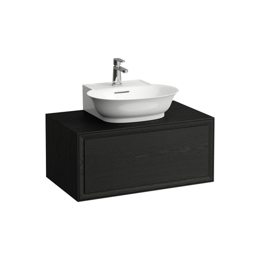 Laufen New Classic 31" 1-Drawer Blacked Oak Wall-Mounted Vanity for New Classic Bathroom Sink Model: H816852