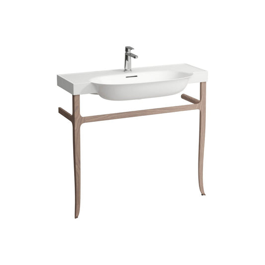 Laufen New Classic 39" Walnut Sink Stand for New Classic Bathroom Sink Model: H813857