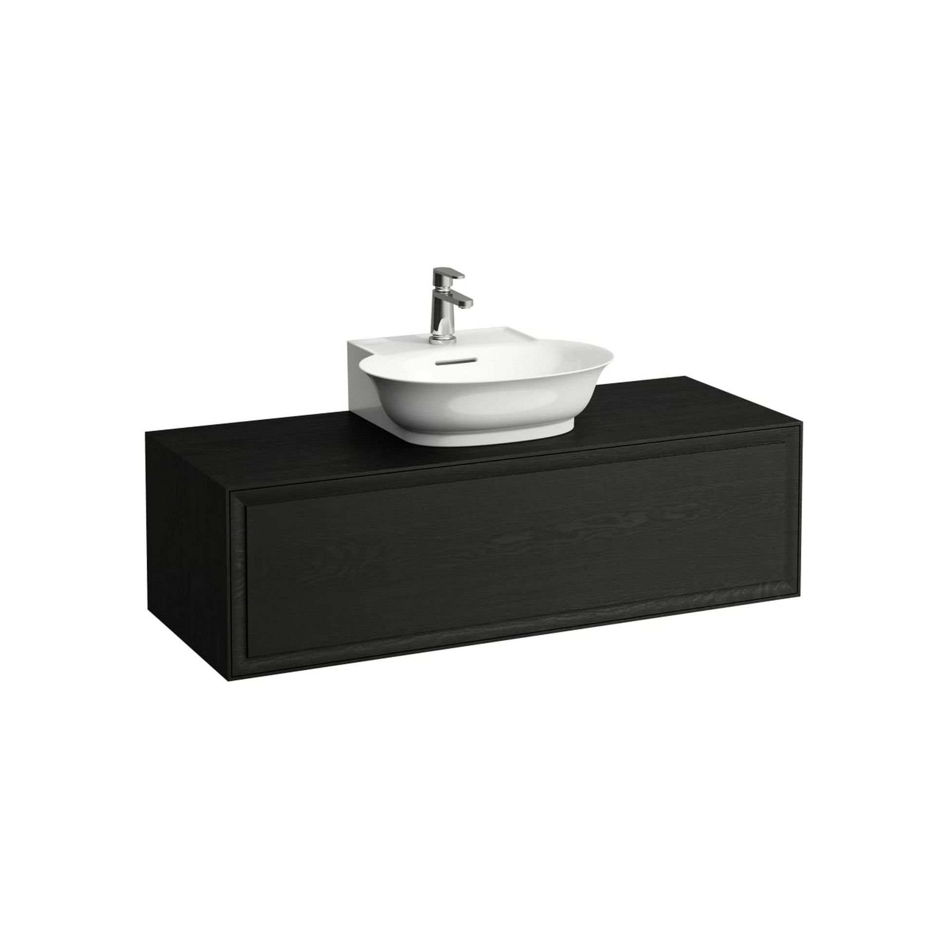 Laufen New Classic 46" 1-Drawer Blacked Oak Wall-Mounted Vanity for New Classic Bathroom Sink Model: H816852