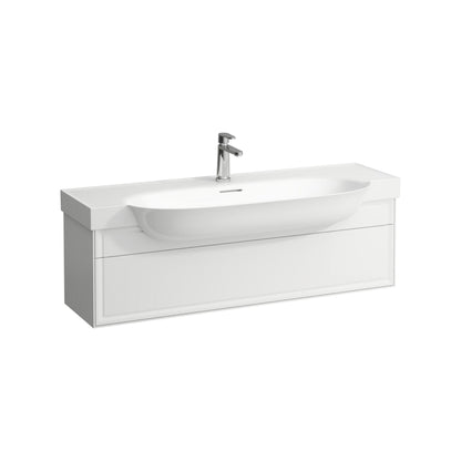 Laufen New Classic 46" 1-Drawer White Wall-Mounted Vanity for New Classic Bathroom Sink Model: H813858