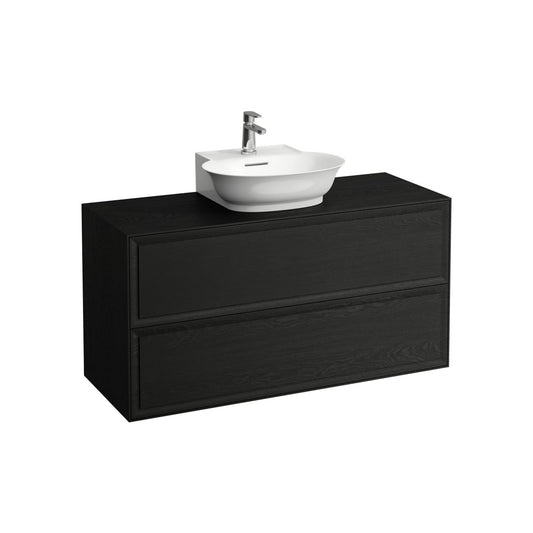 Laufen New Classic 46" 2-Drawer Blacked Oak Wall-Mounted Vanity for New Classic Bathroom Sink Model: H816852