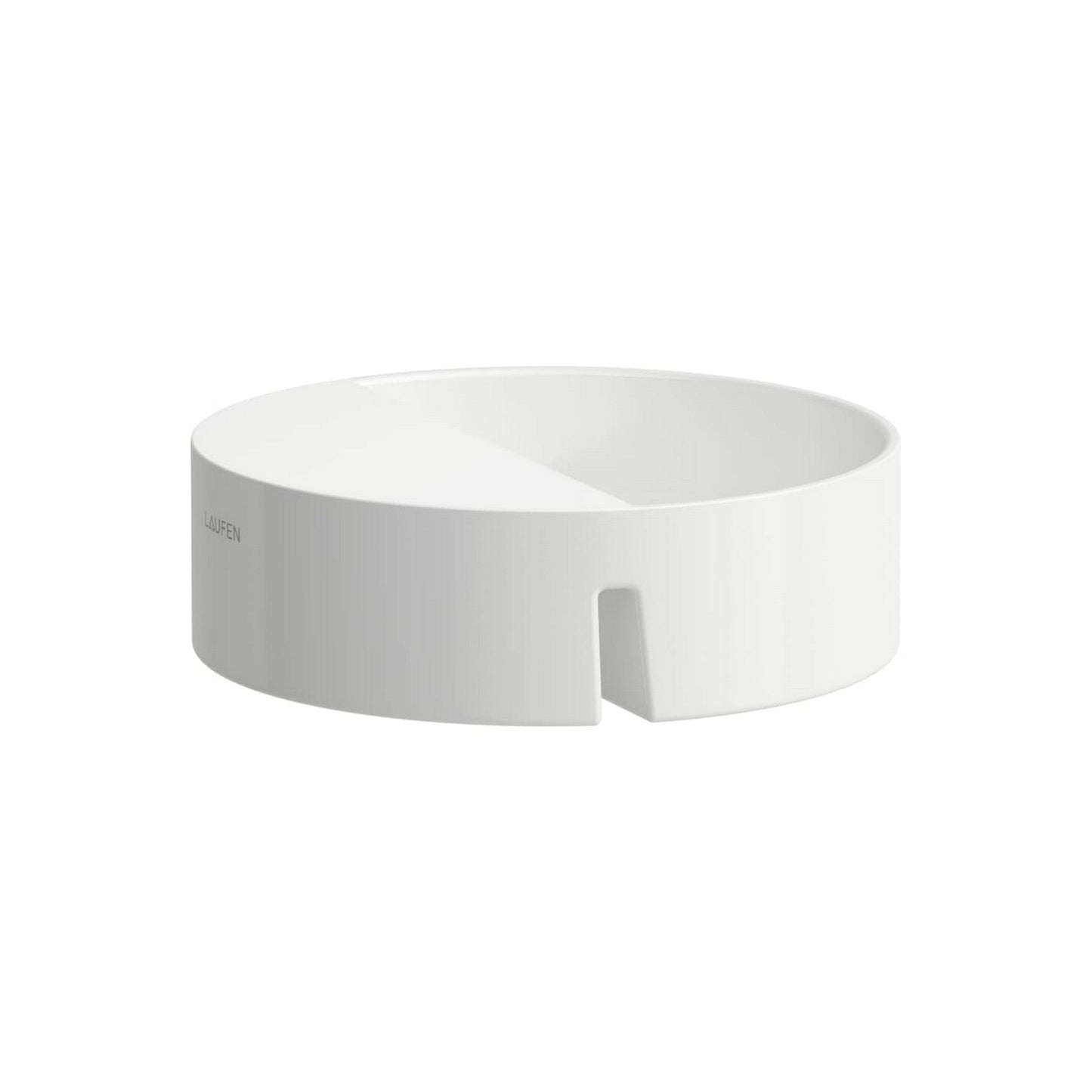 Laufen Sonar 11" Round White Bathtub Tray