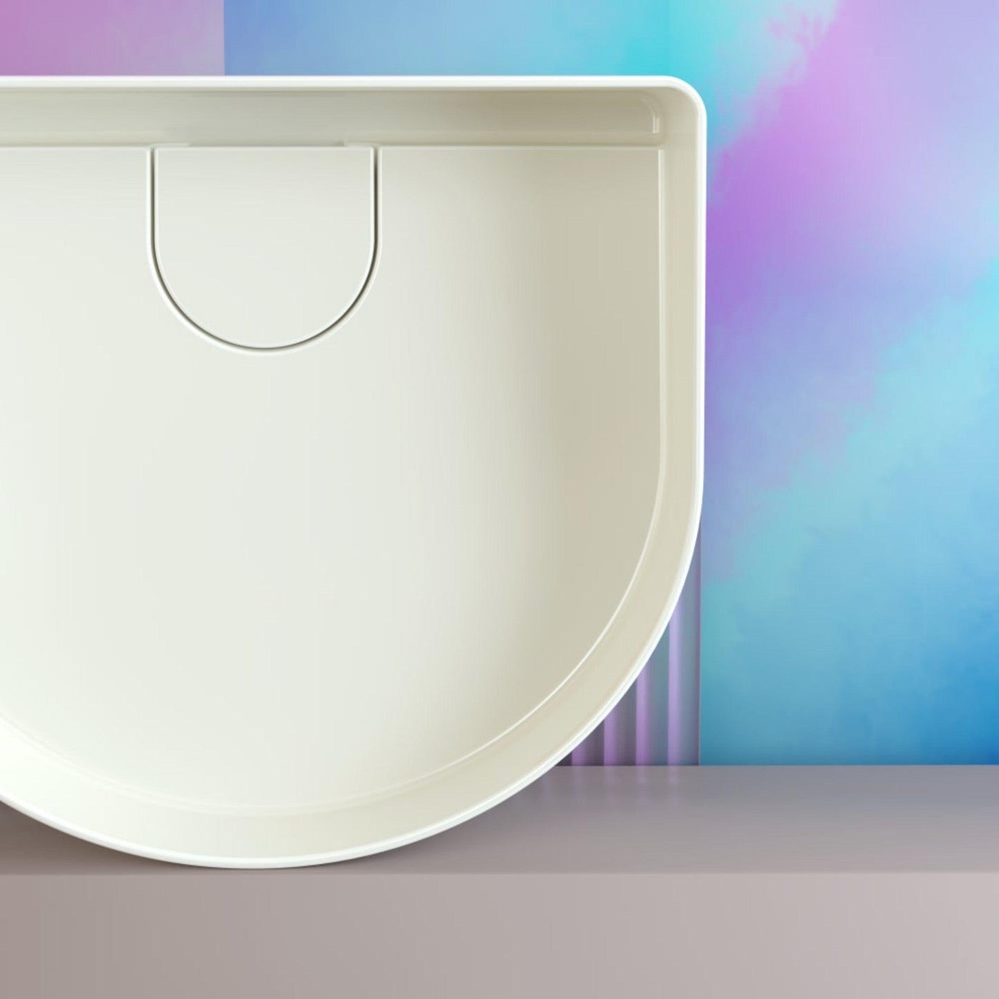Laufen Sonar 16" Matte White Ceramic Vessel Bathroom Sink