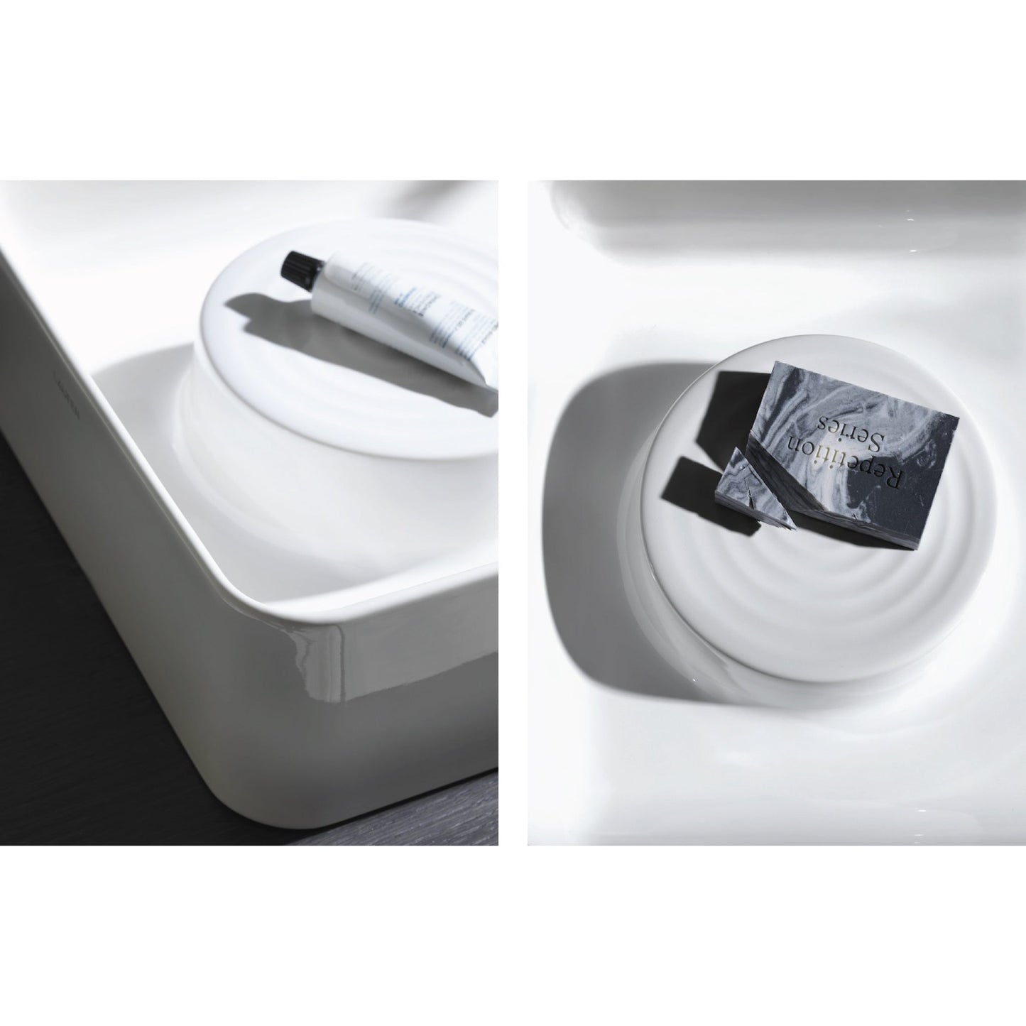 Laufen Val 22" x 14" Matte White Ceramic Vessel Bathroom Sink With Overflow Slot