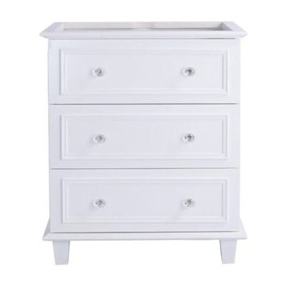 Laviva Luna 30" Freestanding Vanity Base in White Finish