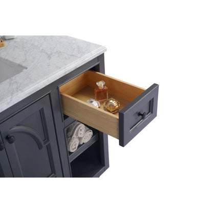 Laviva Odyssey 36" Freestanding Vanity Base in Maple Gray Finish