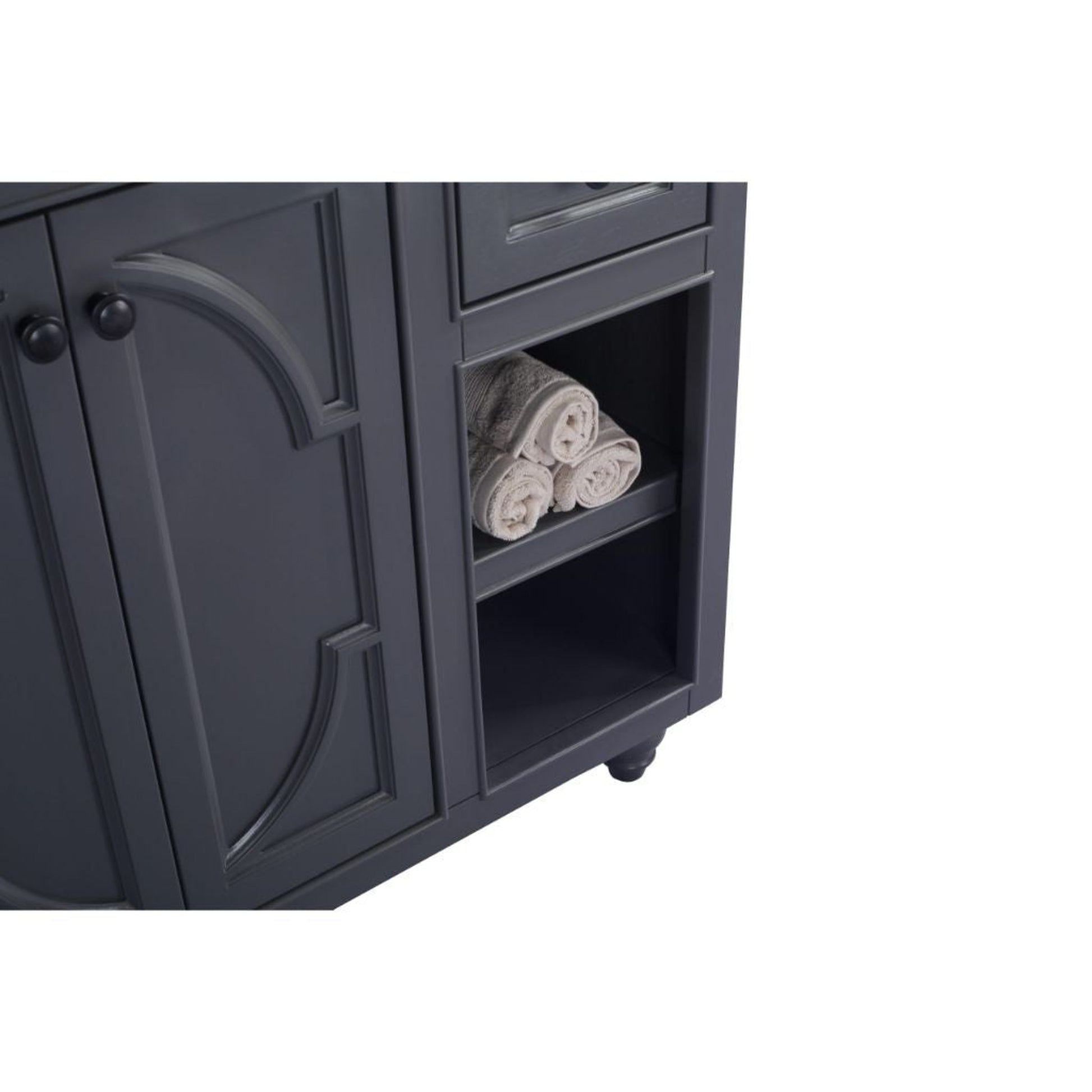 Laviva Odyssey 36" Freestanding Vanity Base in Maple Gray Finish