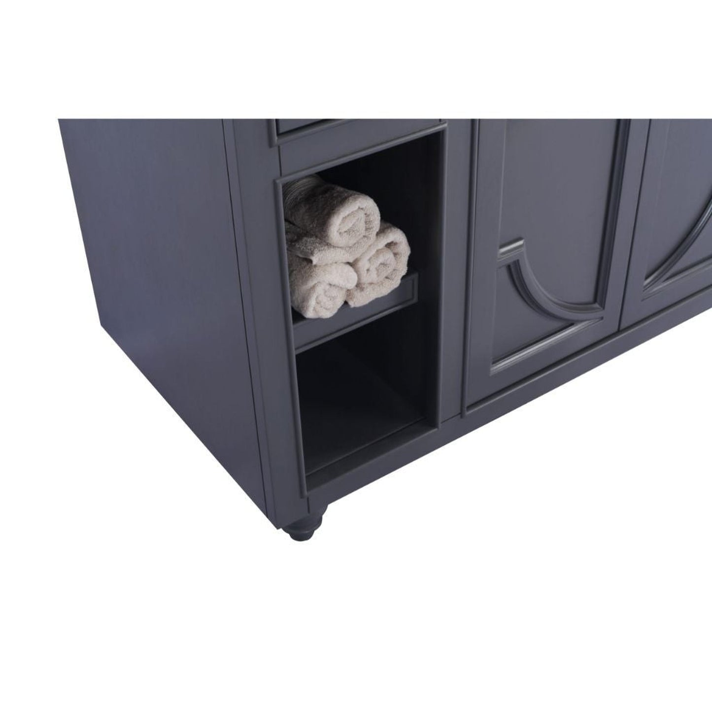 Laviva Odyssey 48" Freestanding Vanity Base in Maple Gray Finish