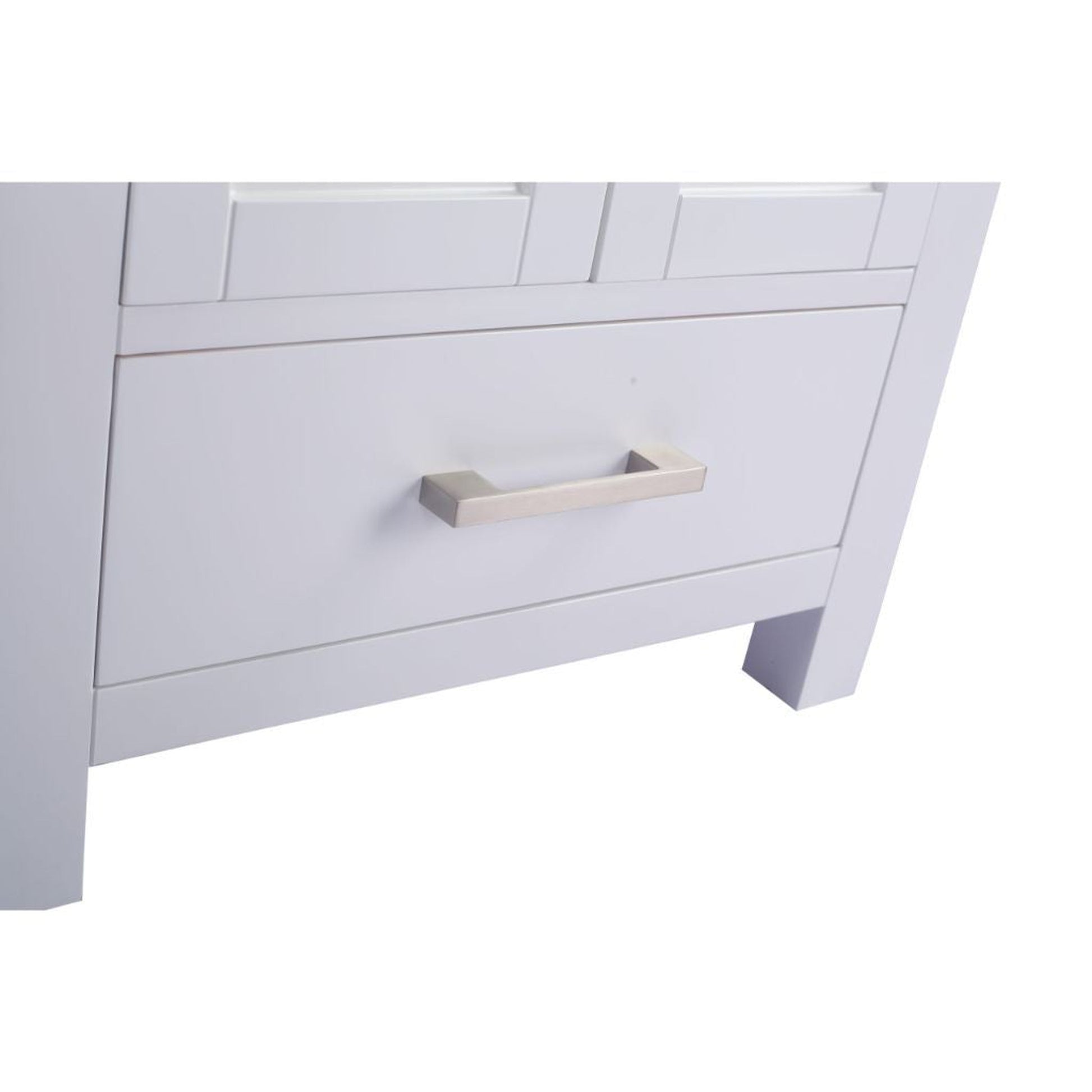 Laviva Wilson 24" White Vanity Base and Matte White Solid Surface Countertop With Integrated Sink