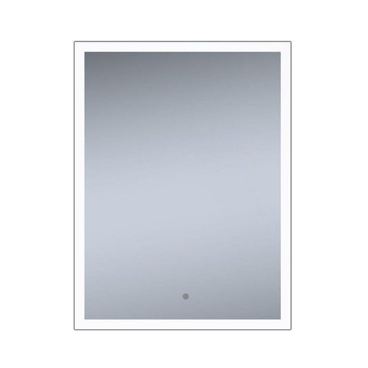 Lighted Impressions Aster 24" x 32" Rectangular Frameless Wall-Mounted LED Mirror With Dimmable Touch Sensor