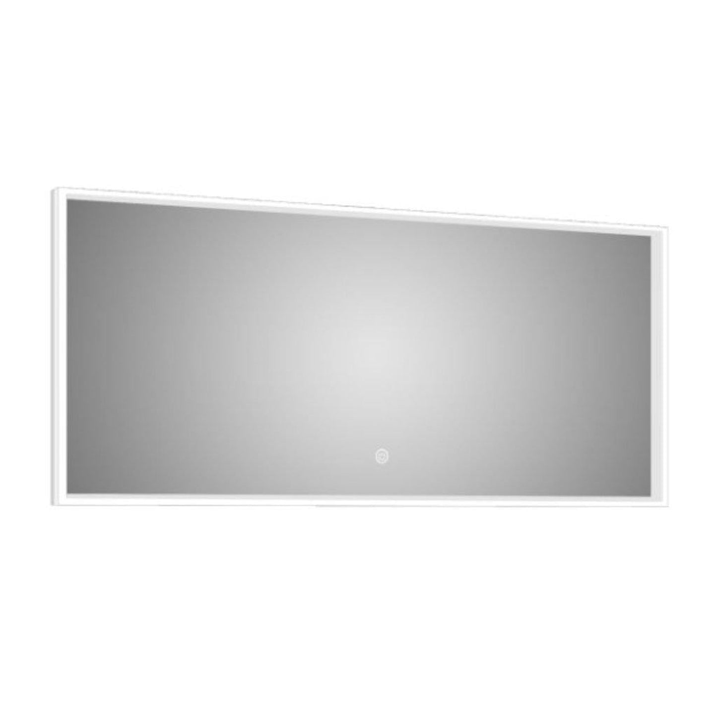 Lighted Impressions Azure 48" x 24" Rectangular Frameless Wall-Mounted LED Mirror With IR Sensor Switch