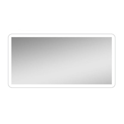 Lighted Impressions Ruth 48" x 24" Rectangular Frameless Wall-Mounted LED Mirror With 3-Section Rocker Switch
