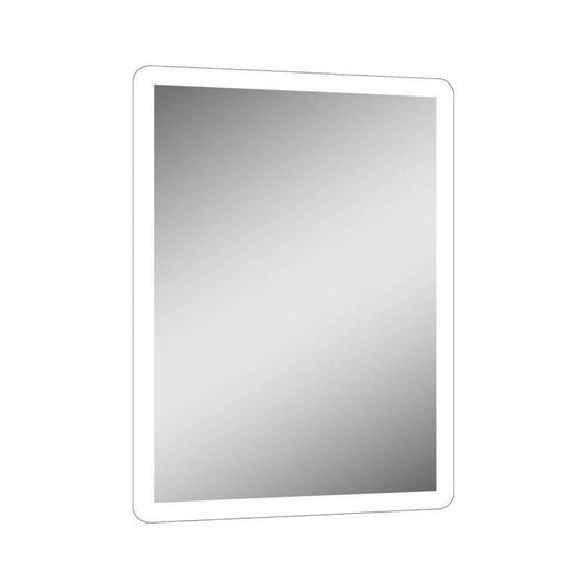 Lighted Impressions Stratus 20" x 28" Rectangular Frameless Wall-Mounted LED Mirror With 3-Section Rocker Switch