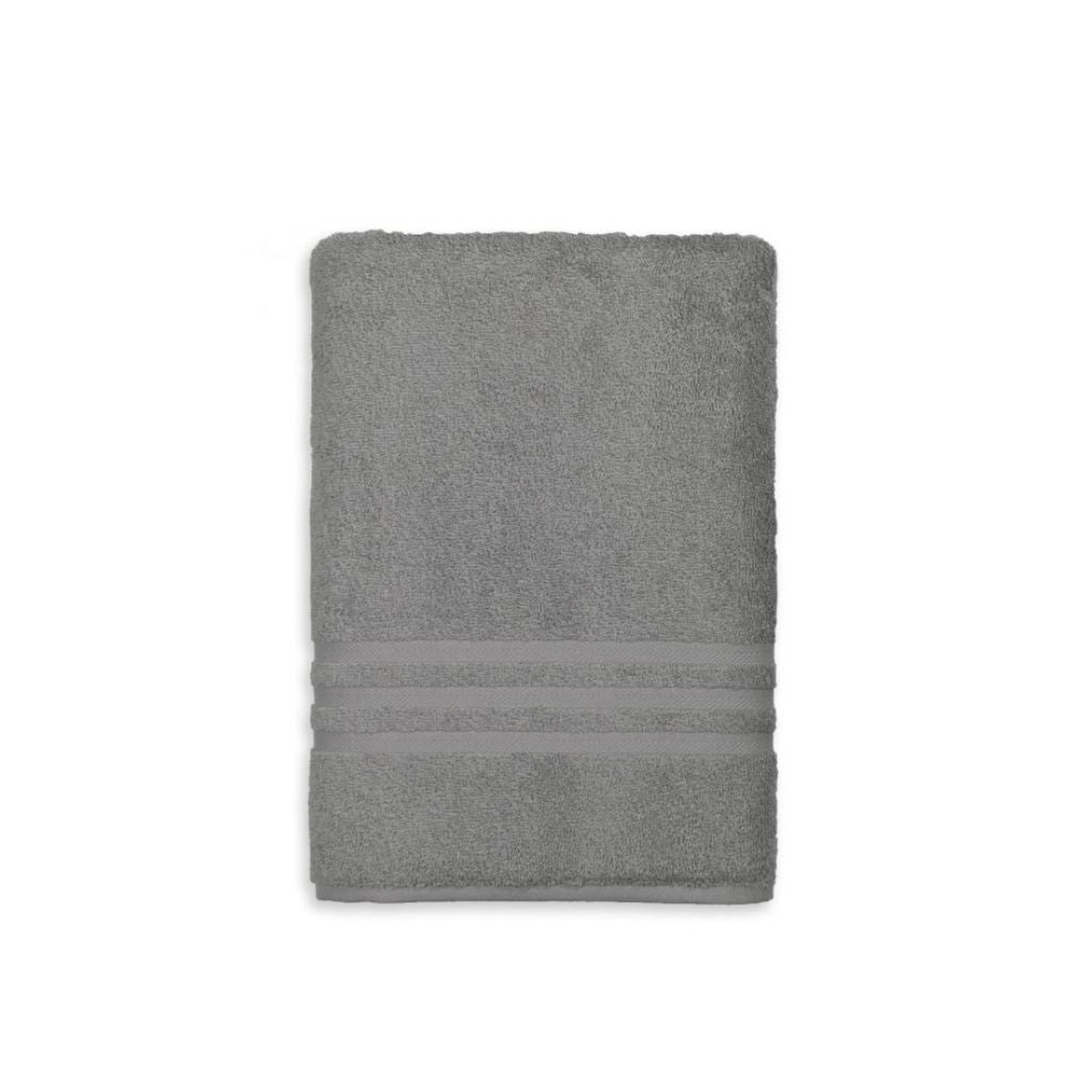 Linum Denzi Turkish Cotton Light Grey Bath Sheet
