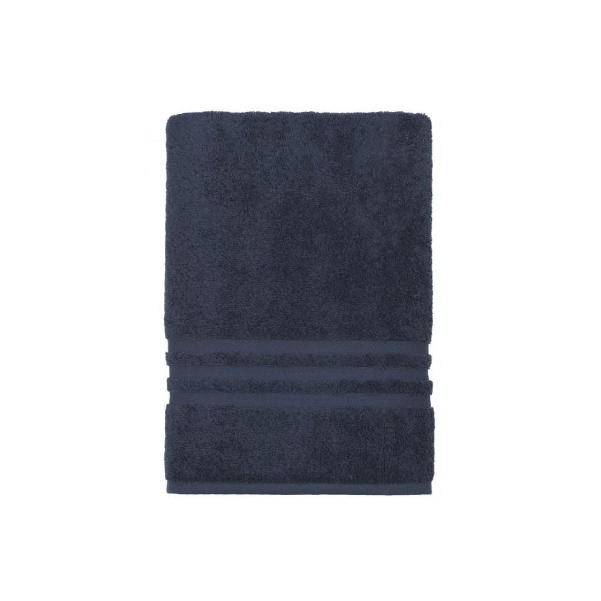 Linum Denzi Turkish Cotton Midnight Blue Bath Towel