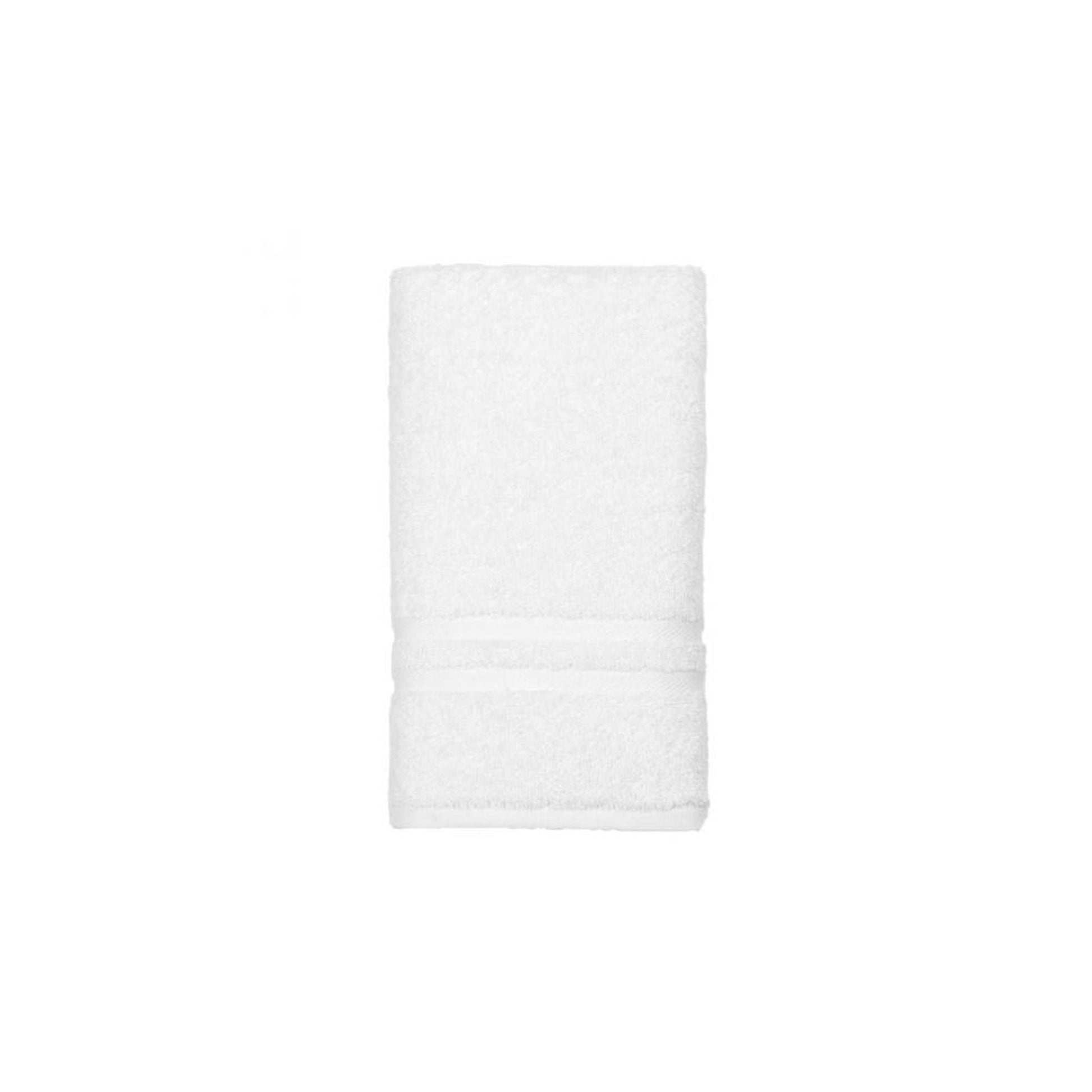 Linum Denzi Turkish Cotton White Hand Towel