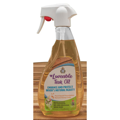 Loveable 16 oz. Spray Bottle Teak and Wood Protective Oil