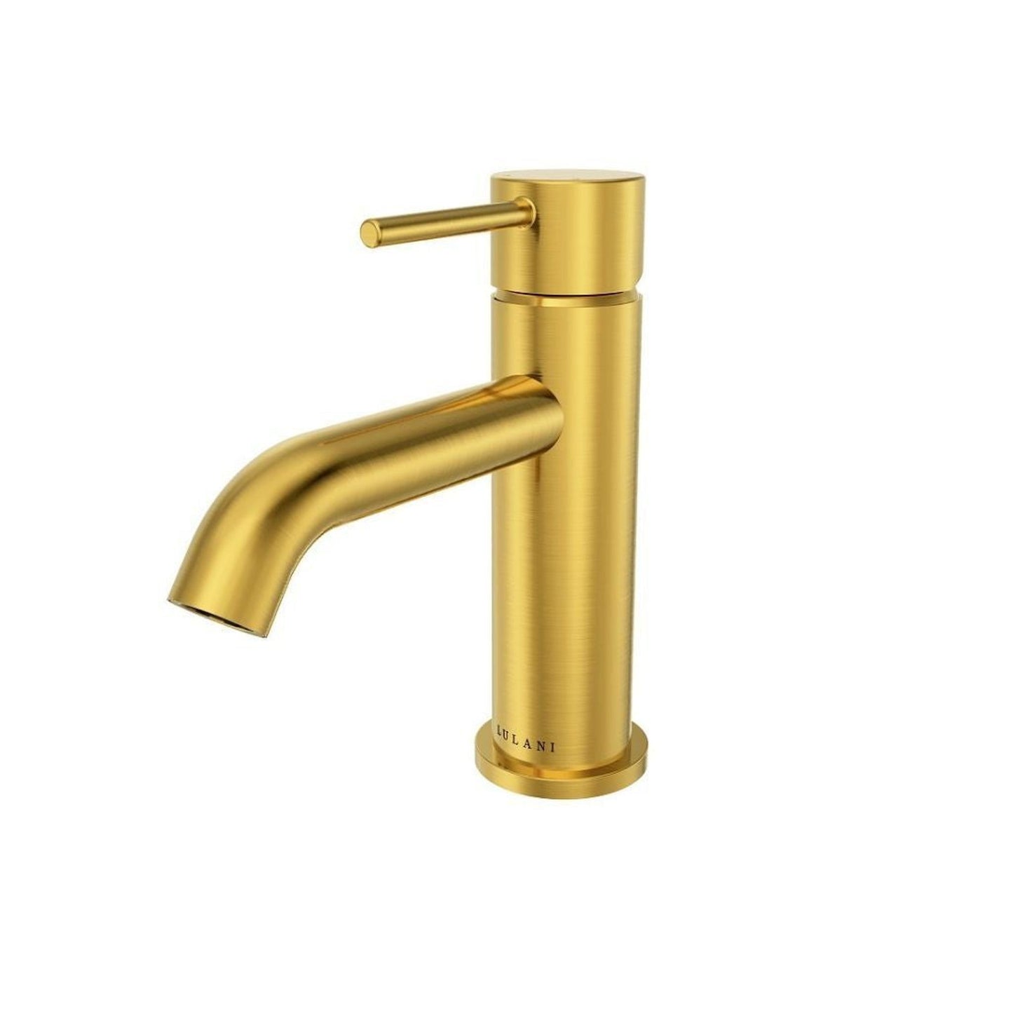 Lulani St. Lucia Single Hole Petite Champagne Gold Bathroom Faucet