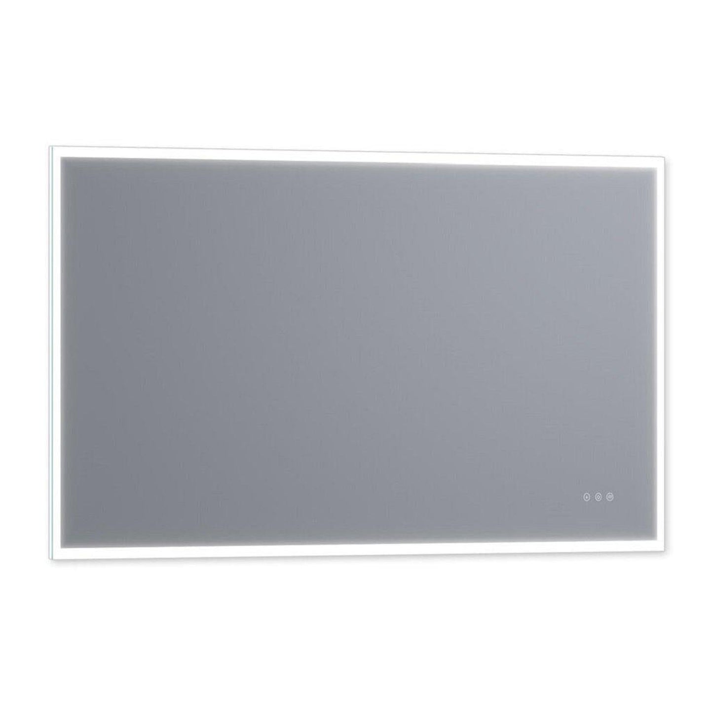 Luxaar Lucent 70" x 36" Wall-Mounted LED Vanity Mirror With Color Changer, Memory Dimmer & Defogger