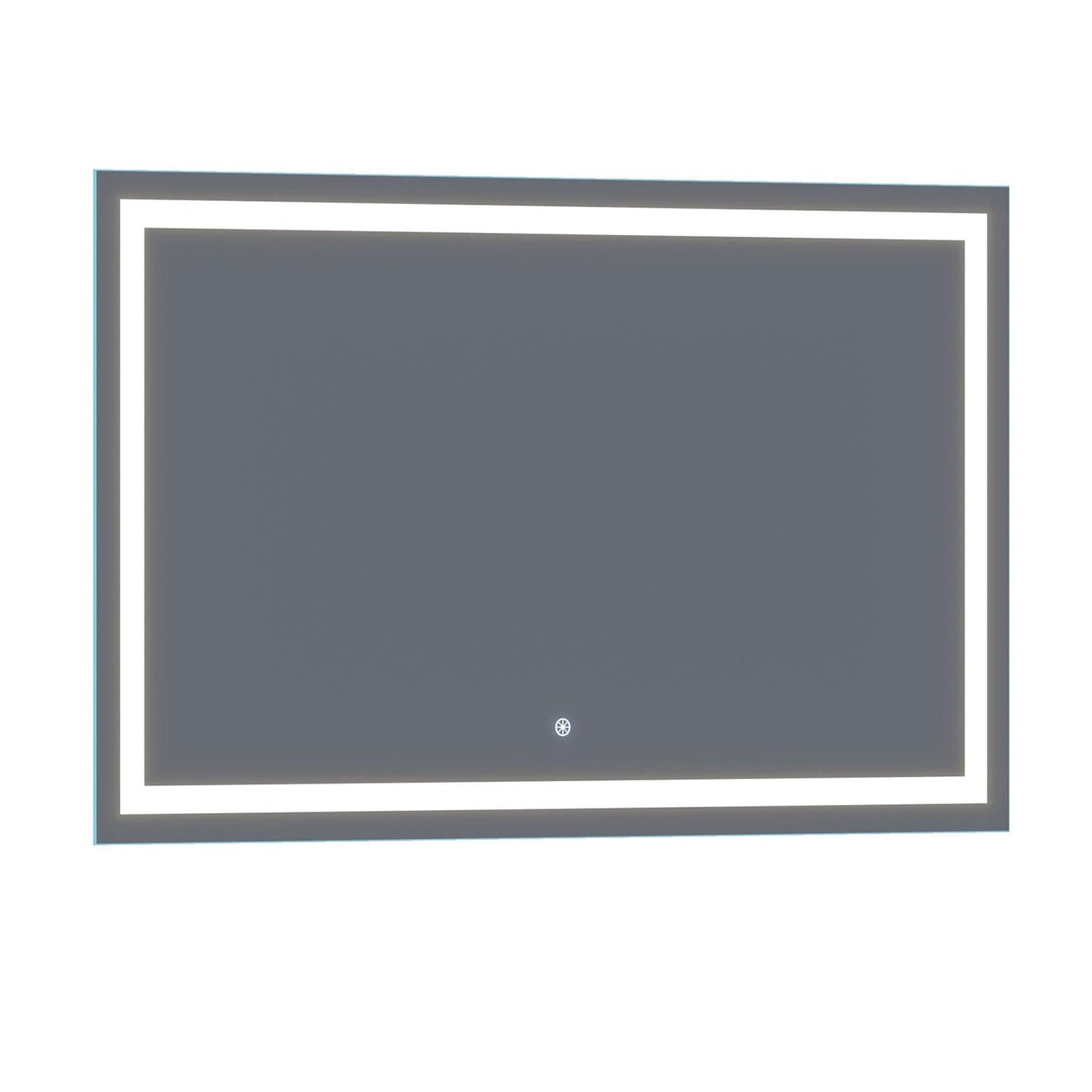 Luxaar Lumina 60" x 36" LED Lighted Vanity Mirror With Built-in Dimmer and Anti-Fog