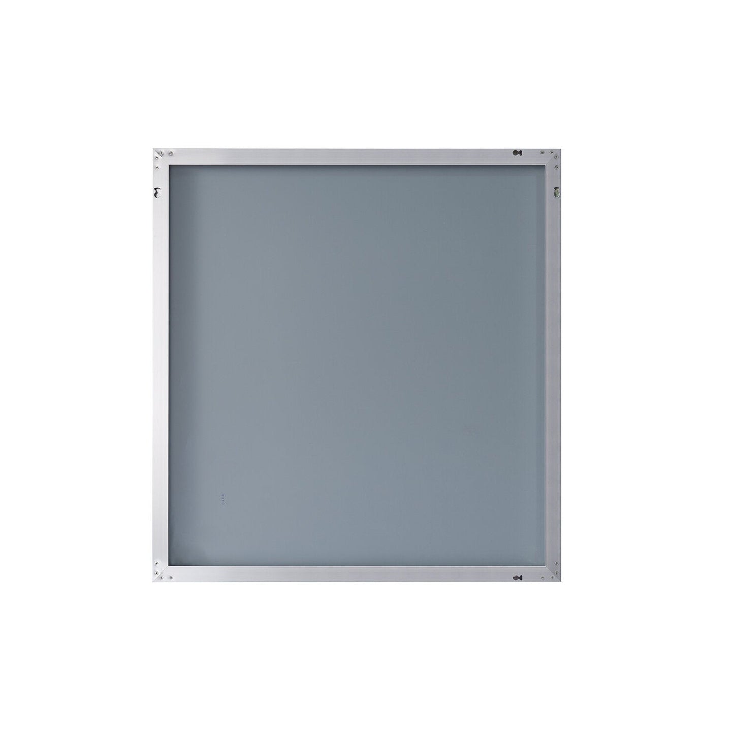 Luxaar Nuovo 34" x 36" Polished Chrome Wall-Mounted Framed Mirror
