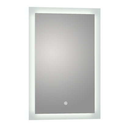 Luxaar Puralite 24" x 36" LED Wall-Mounted Backlit Vanity Mirror With Memory Dimmer