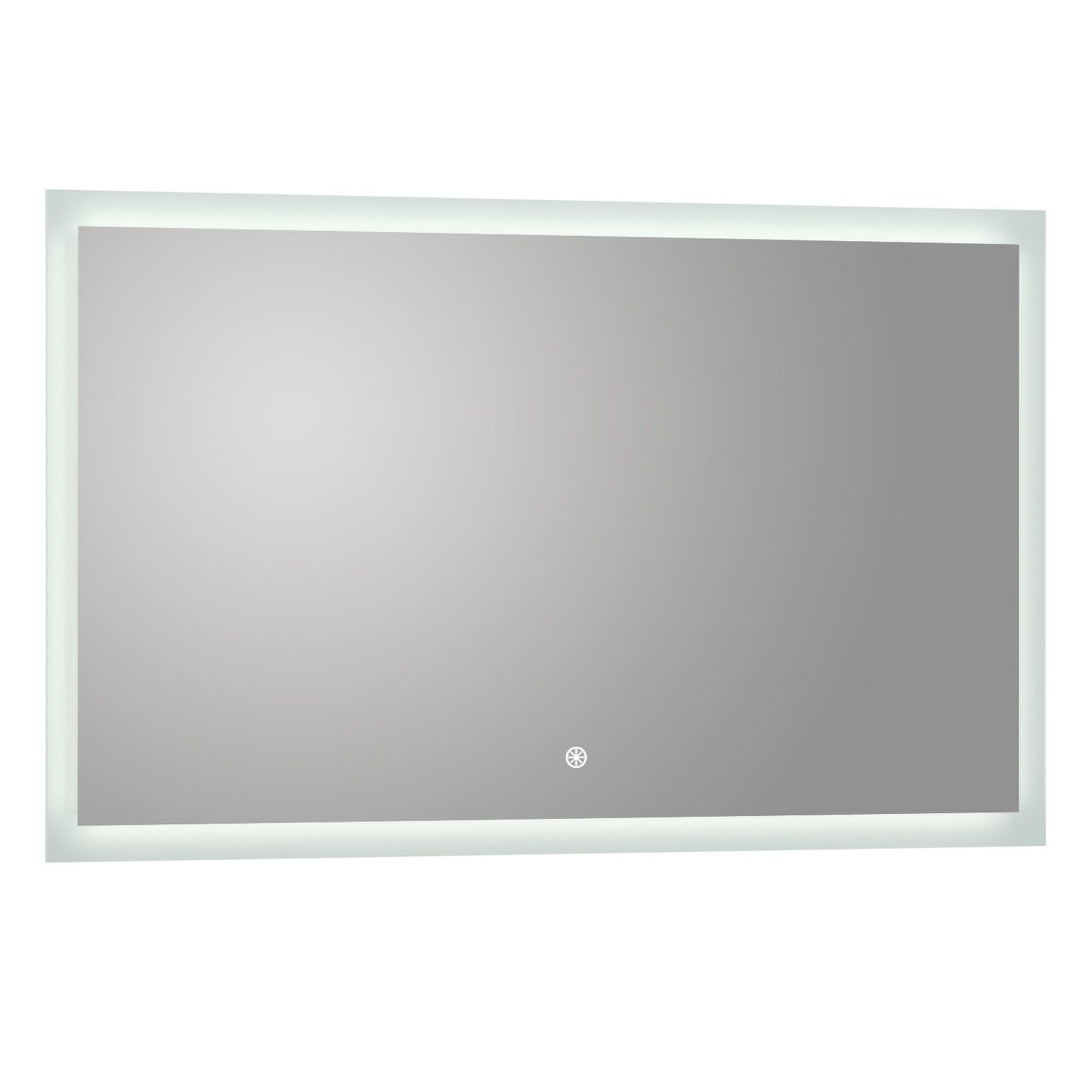 Luxaar Puralite 70" x 36" LED Wall-Mounted Backlit Vanity Mirror With Memory Dimmer
