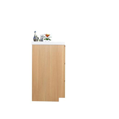 Moreno Bath Angeles 60" White Oak Freestanding Vanity With Single Reinforced White Acrylic Sink