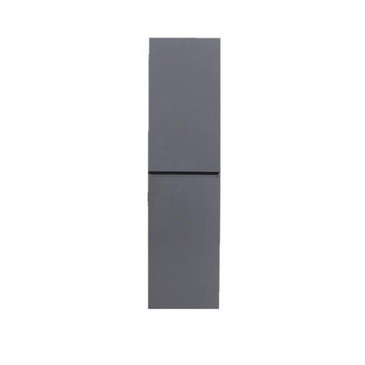 Moreno Bath Bohemia Lina 16" High Gloss Gray Wall-Mounted Linen Storage Cabinet