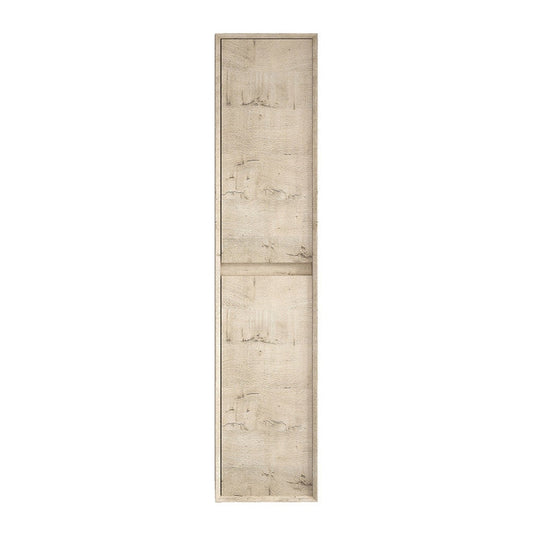 Moreno Bath Kingdee 16" Light Oak Wall-Mounted Linen Cabinet