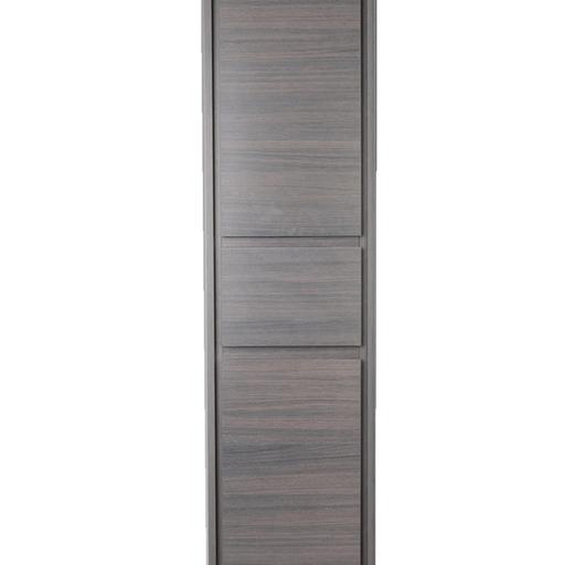 Moreno Bath Sage 16" Dark Gray Oak Wall-Mounted Linen Storage Cabinet