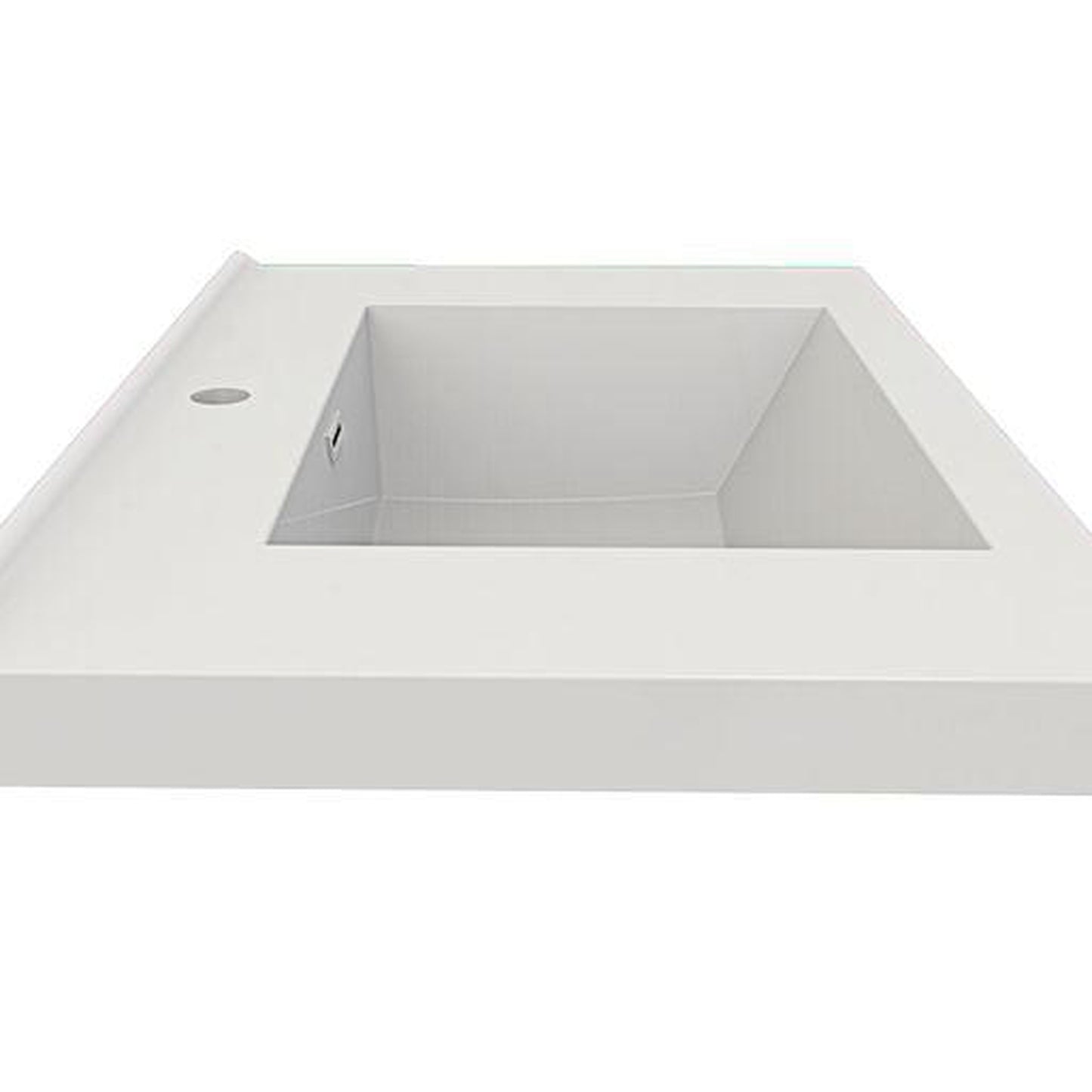 Moreno Bath Sage 30" High Gloss White Wall-Mounted Modern Vanity With Single Reinforced White Acrylic Sink