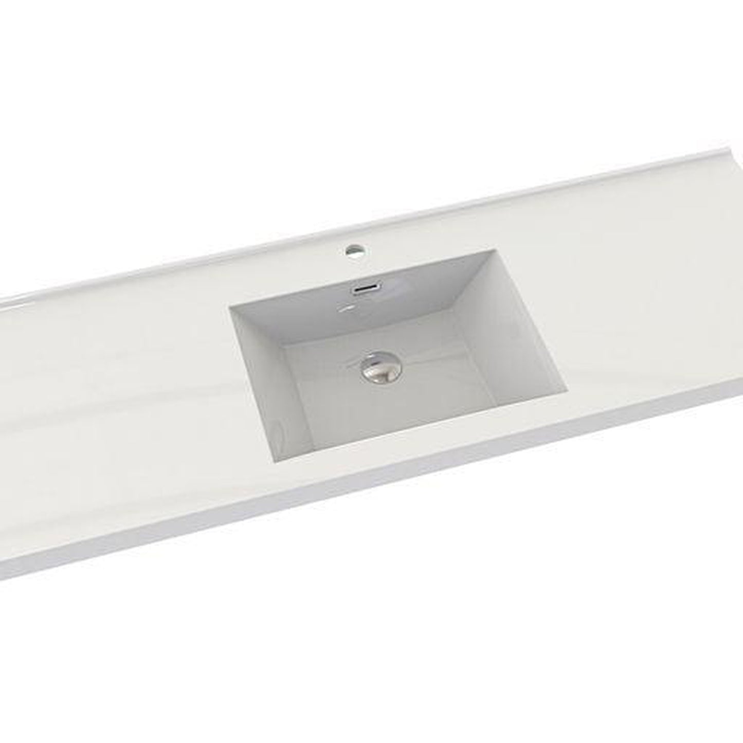 Moreno Bath Sage 60" High Gloss White Wall-Mounted Modern Vanity With Single Reinforced White Acrylic Sink