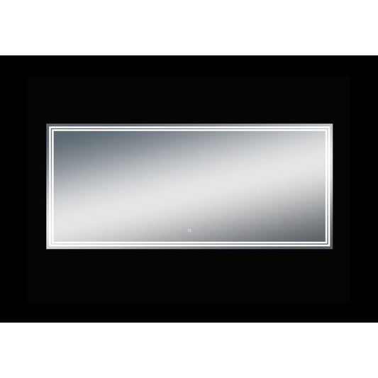 Moreno Luna 68" Frameless Polished Edge Back-Lit LED Mirror