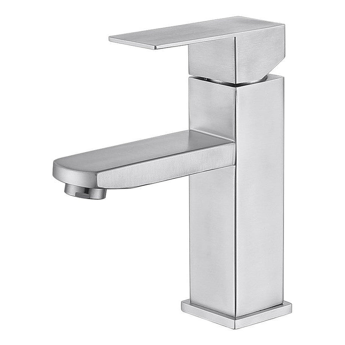 Moreno Nelli 6" x 7" Single Hole Brushed Nickel Faucet