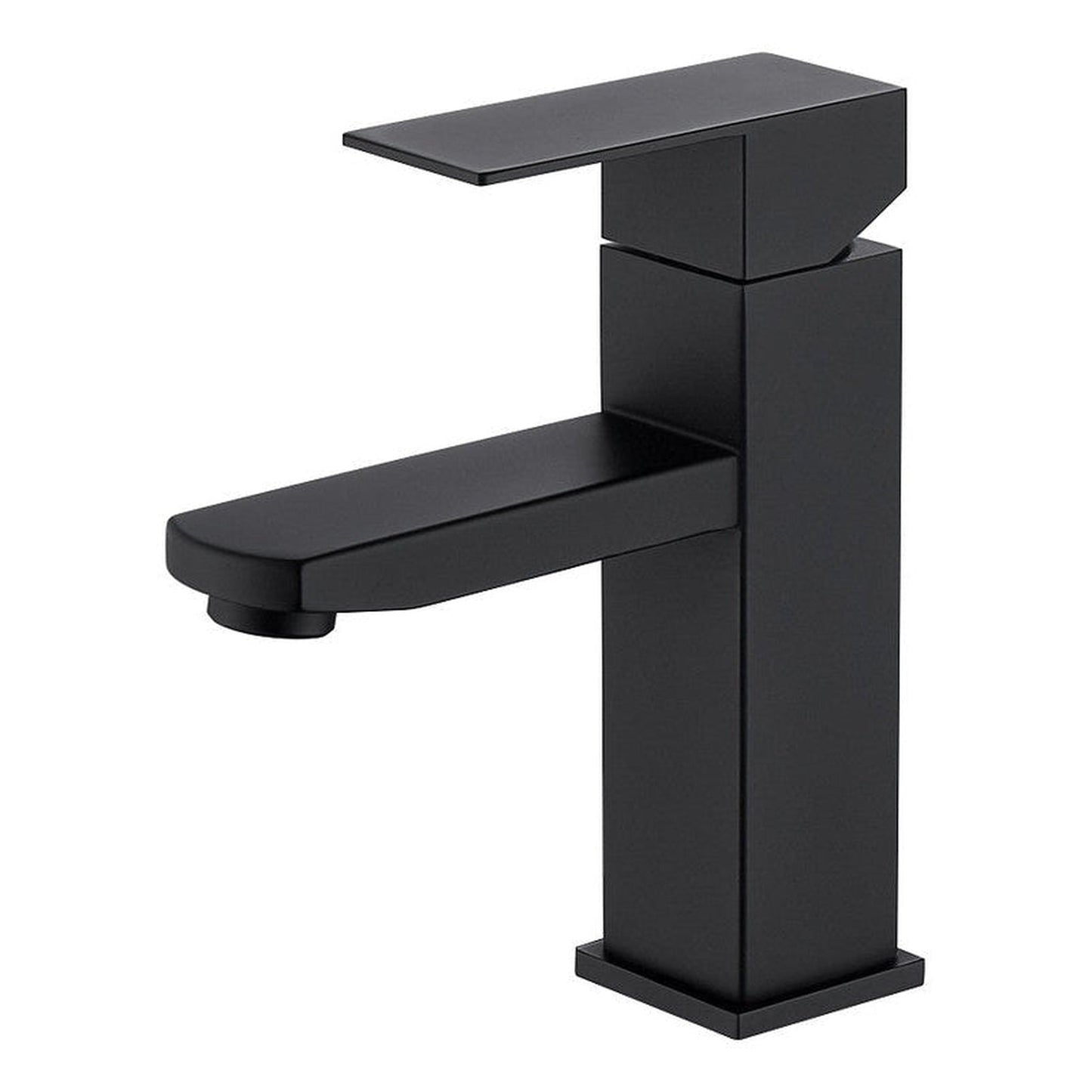 Moreno Nelli 6" x 7" Single Hole Matte Black Faucet