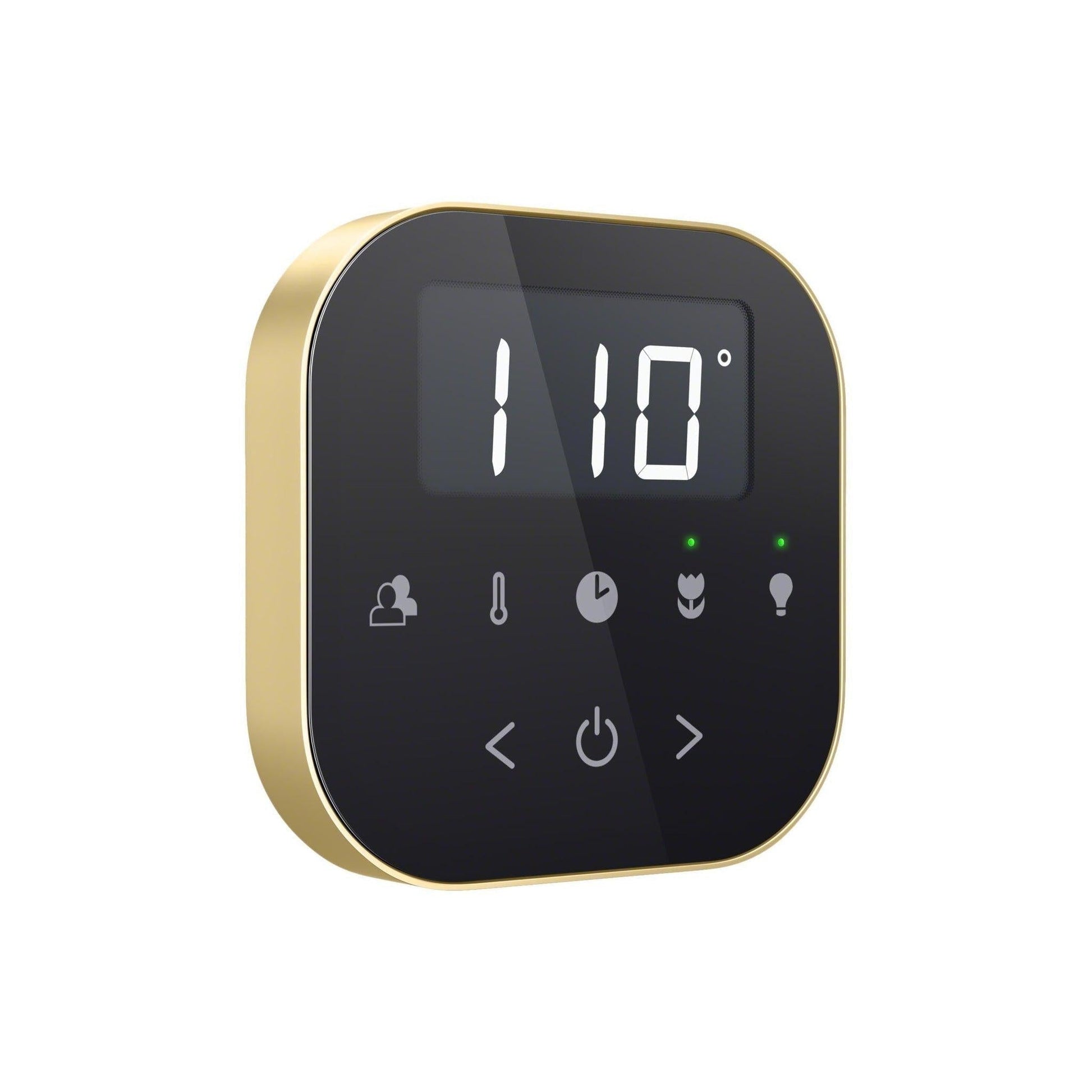MrSteam AirButler 28" x 13" x 11" Steam Generator Control Kit Package in Black Satin Brass