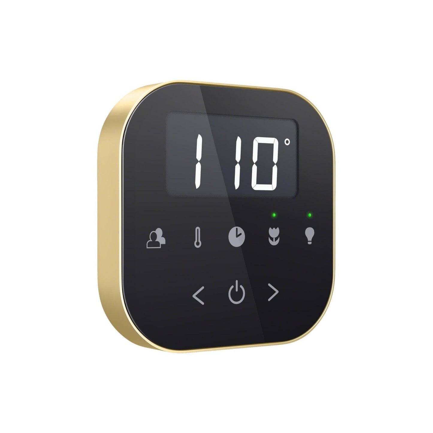 MrSteam AirButler Linear 28" × 13" × 11" Steam Generator Control Kit Package in Black Satin Brass