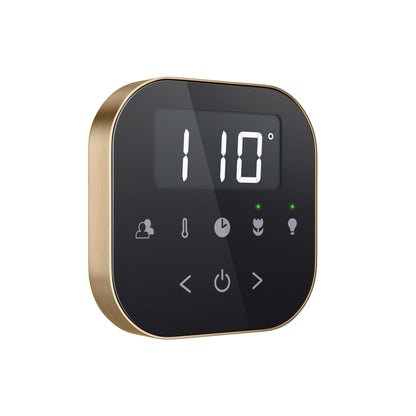 MrSteam AirButler Max 36" x 12" x 12" Steam Generator Control Kit Package in Black Brushed Bronze