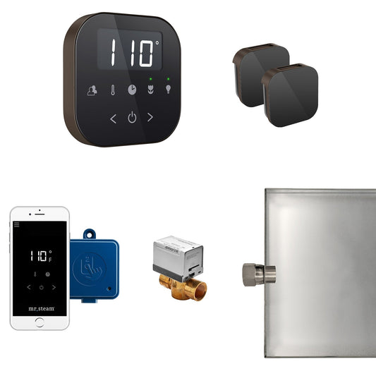 MrSteam AirButler Max 36 "x 12" x 12" Steam Generator Control Kit Package in Black Oil Rubbed Bronze