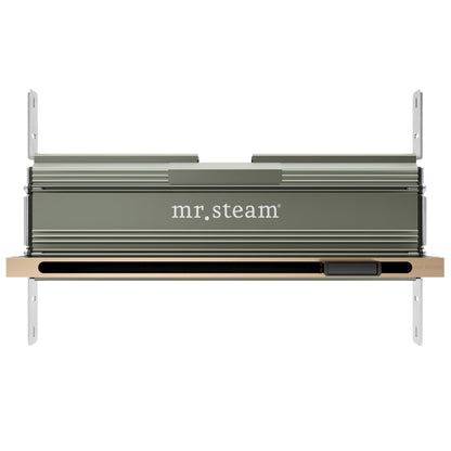 MrSteam AirButler Max Linear 36" x 12" x 12" Steam Generator Control Kit Package in Black Brushed Bronze