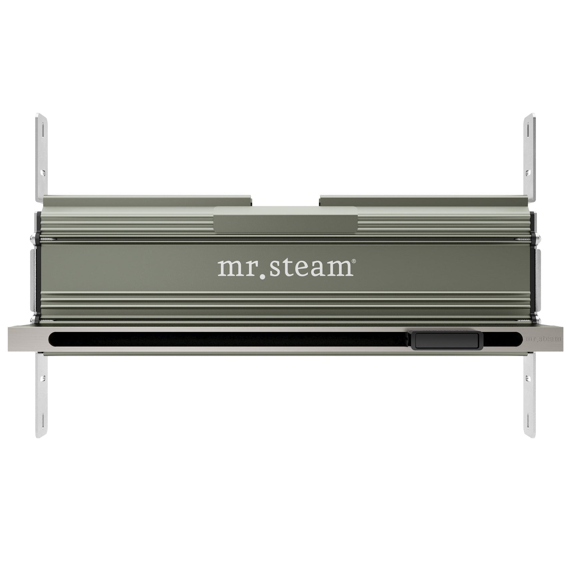 MrSteam AirButler Max Linear 36" x 12" x 12" Steam Generator Control Kit Package in Black Brushed Nickel