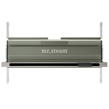 MrSteam AirButler Max Linear 36" x 12" x 12" Steam Generator Control Kit Package in Black Brushed Nickel