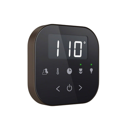 MrSteam AirButler Max Linear 36" x 12" x 12" Steam Generator Control Kit Package in Black Oil Rubbed Bronze
