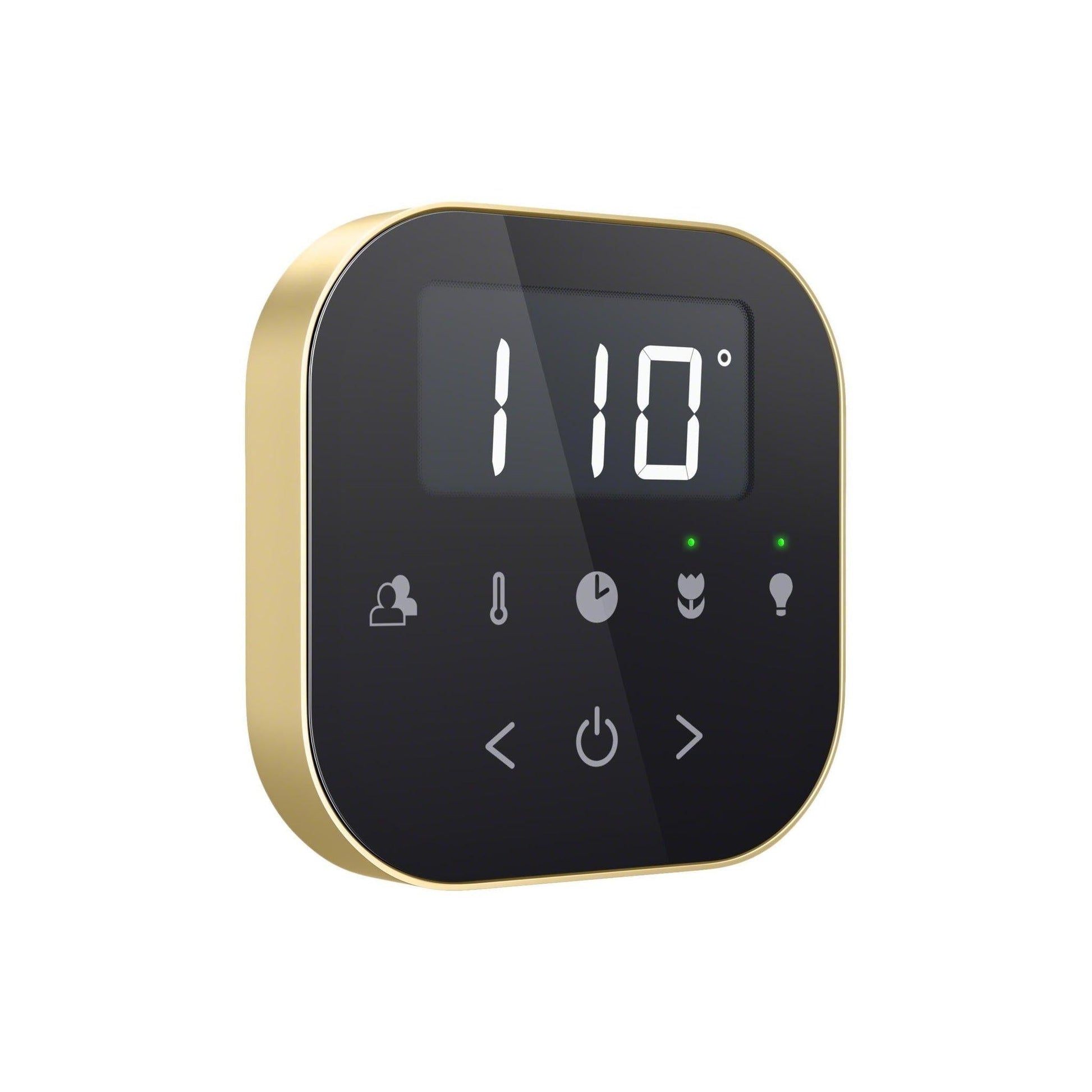 MrSteam AirButler Max Linear 36" x 12" x 12" Steam Generator Control Kit Package in Black Satin Brass