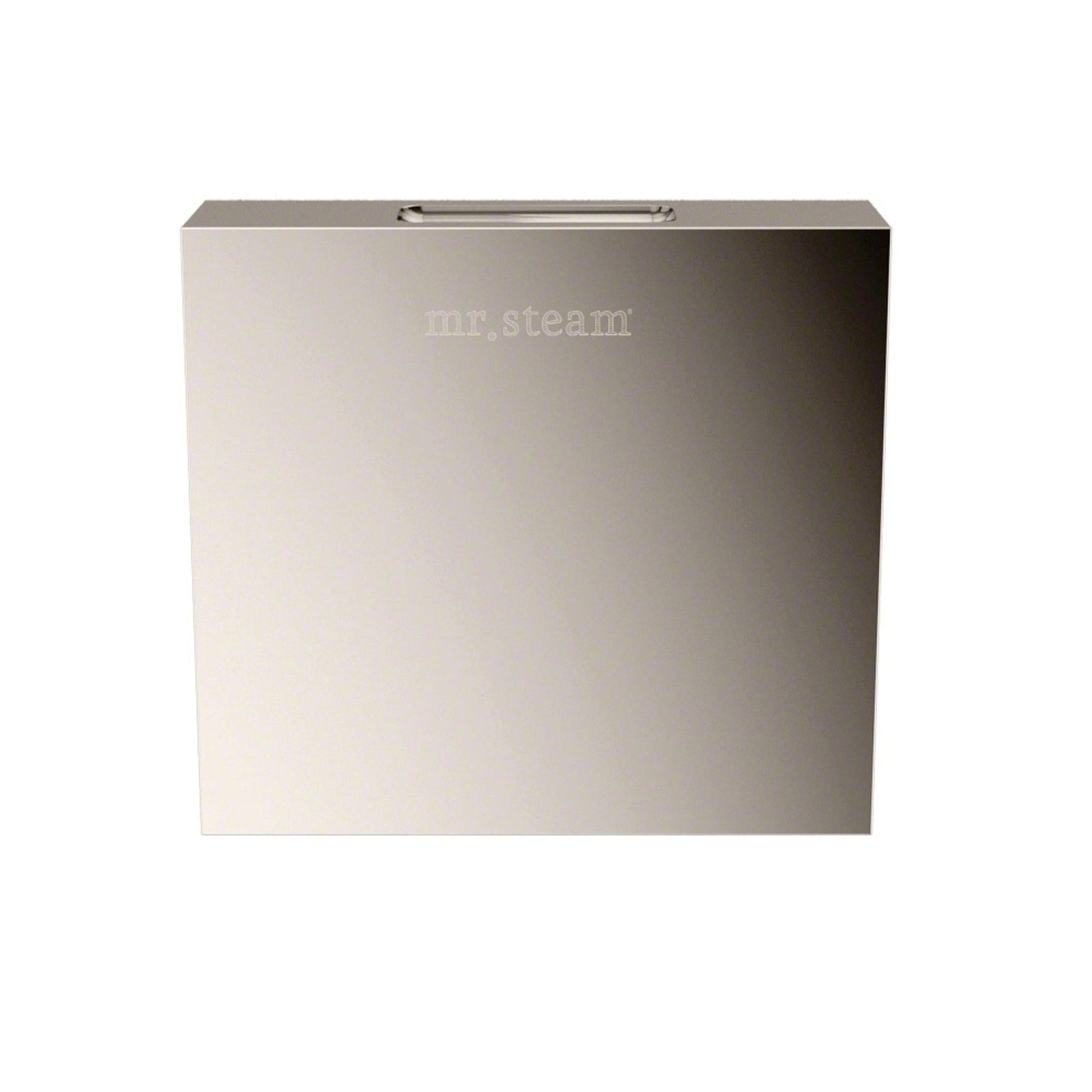 MrSteam Aroma Designer 3" x 3" x 1" Polished Nickel Square Steam Head For All eSeries Generators iTempo & iTempoPlus Control