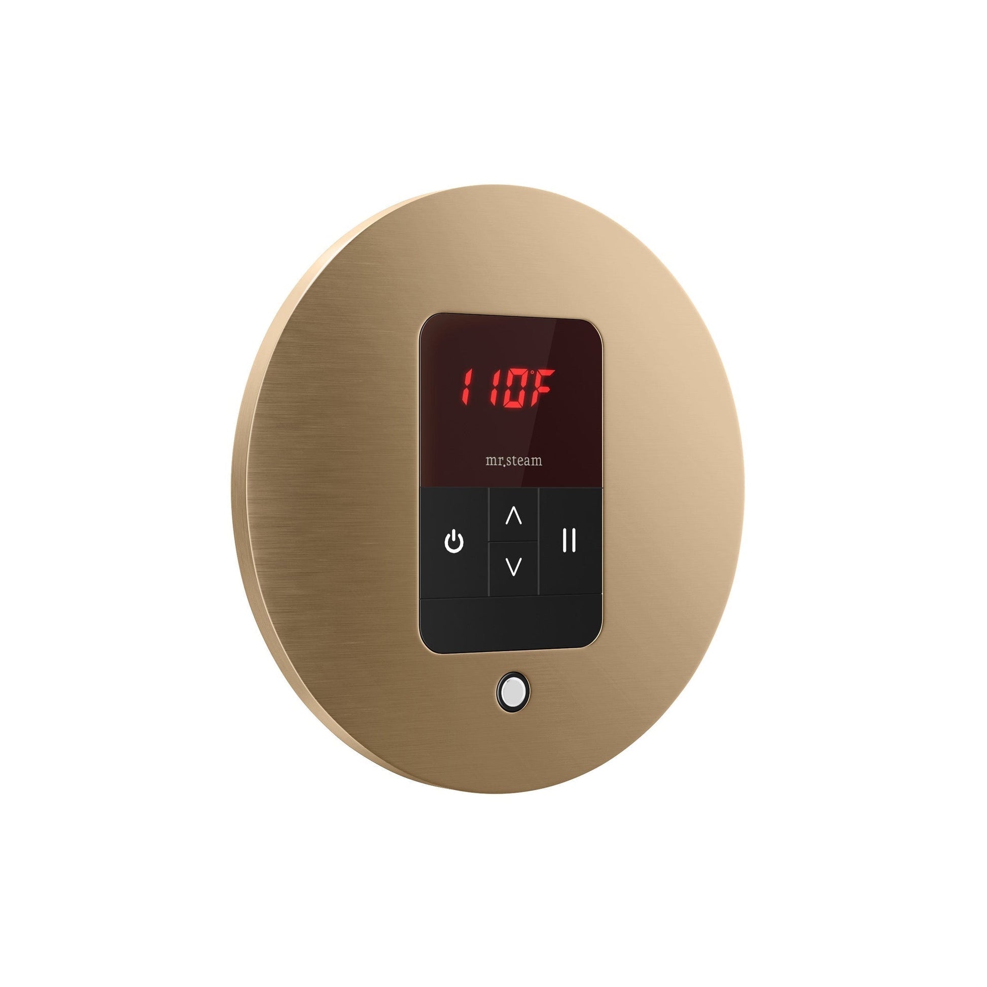 MrSteam Basic Butler 28" x 13" x 11" Steam Generator Control Kit Package in Round Brushed Bronze