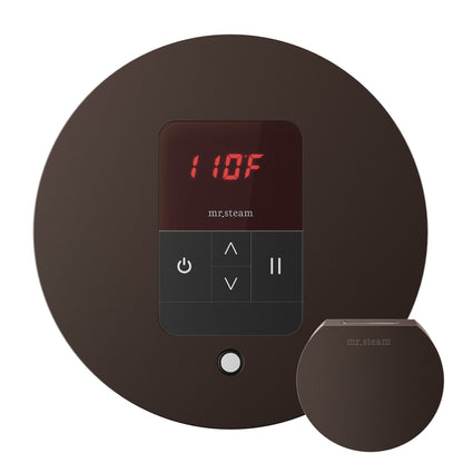 MrSteam Basic Butler 28" x 13" x 11" Steam Generator Control Kit Package in Round Oil Rubbed Bronze