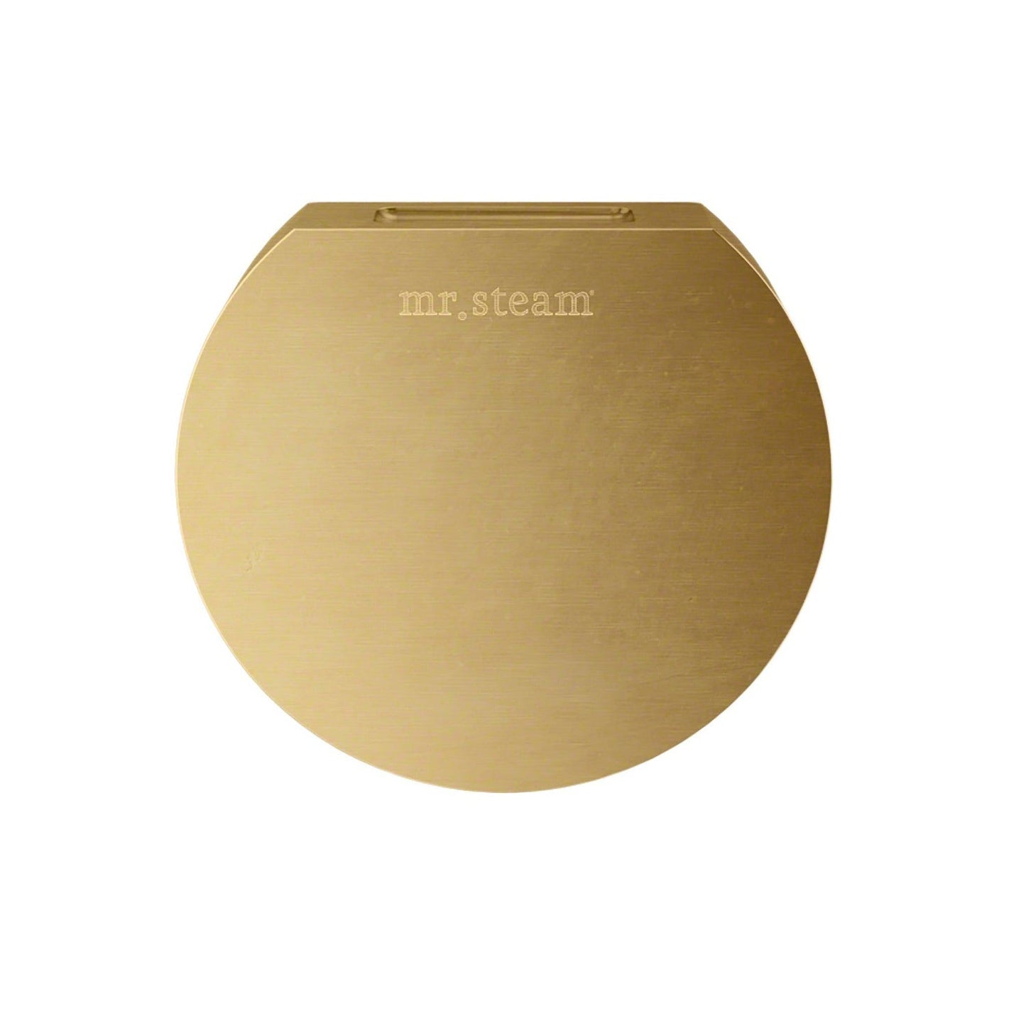 MrSteam Basic Butler 28" x 13" x 11" Steam Generator Control Kit Package in Round Satin Brass